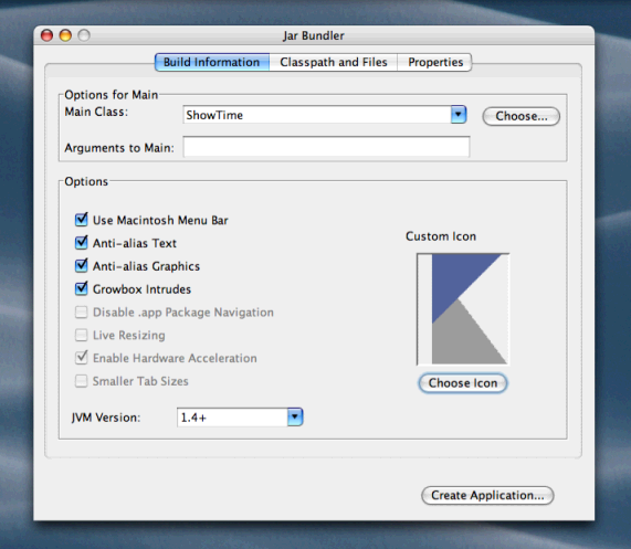 make a clickable java application for a mac